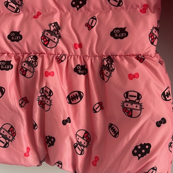 NWOT Hello Kitty down-filled puffer for 5-6T - Picture 5 of 6